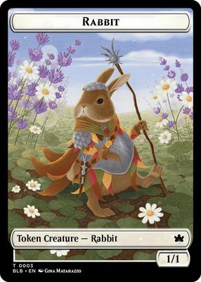 SJ Rabbit // Rabbit Double-Sided Token - Bloomburrow (BLB)
Bloomburrow
