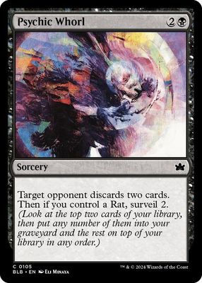 Psychic Whorl - Bloomburrow (BLB) Bloomburrow