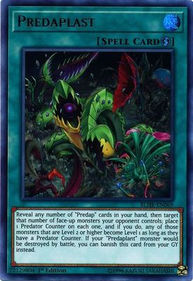 Predaplast - BLHR-EN069 - Ultra Rare 1st Edition Battles of Legend: Hero&#39;s Revenge Singles *Espanol*