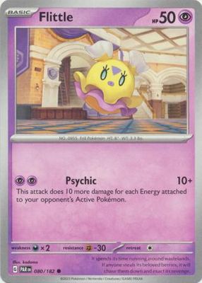 Flittle - 080/182 - Common
Scarlet &amp; Violet: Paradox Rift Singles