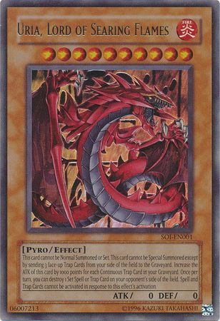 SJ Uria, Lord of Searing Flames - SOI-EN001 - Ultra Rare Unlimited
Shadow of Infinity [SOI] Unlimited Singles