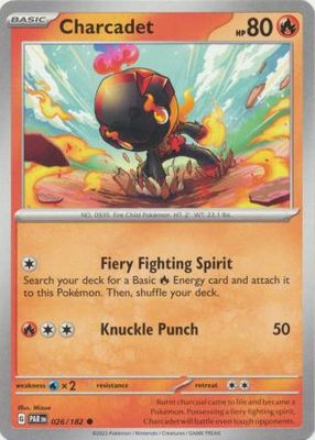 Charcadet - 026/182 - Common
Scarlet &amp; Violet: Paradox Rift Singles