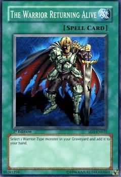 The Warrior Returning Alive - SD5-EN025 - Common 1st Edition Structure Deck: Warrior&#39;s Triumph 1st Edition Singles
