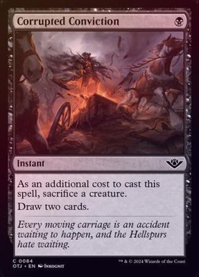Corrupted Conviction 0084 - Foil Outlaws of Thunder Junction Foil Singles