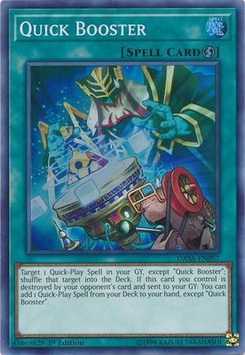 Quick Booster - DASA-EN057 - Super Rare 1st Edition Dark Saviors 1st Edition Singles