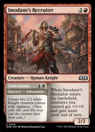 Imodane&#39;s Recruiter 0229
Wilds of Eldraine Singles