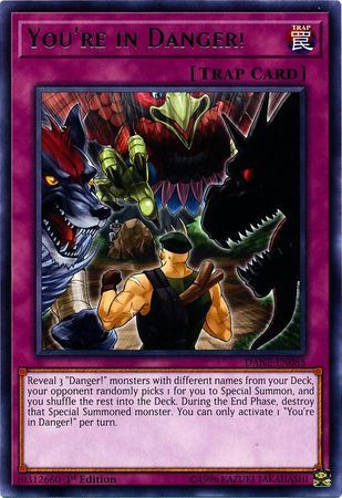 You&#39;re in Danger! - DANE-EN085 - Rare 1st Edition Dark Neostorm 1st Edition Singles *Espanol*