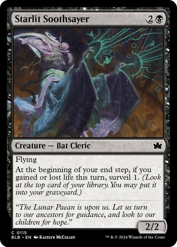 Starlit Soothsayer - Bloomburrow (BLB)
Bloomburrow (Español)
