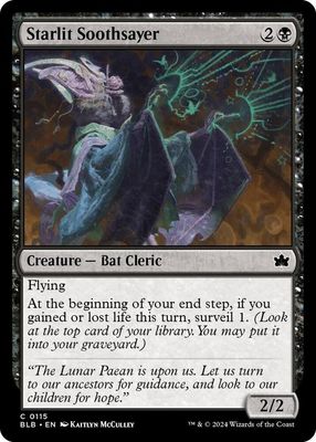 Starlit Soothsayer - Bloomburrow (BLB)
Bloomburrow (Español)