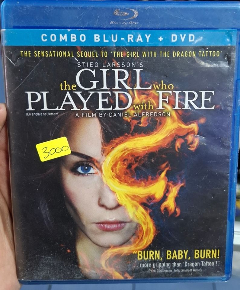 BA16 The Girl who Played with Fire Blu Ray Original Usado Completo