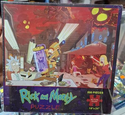 SJ Rick and Morty Rompecabezas Nuevo 550 Piezas