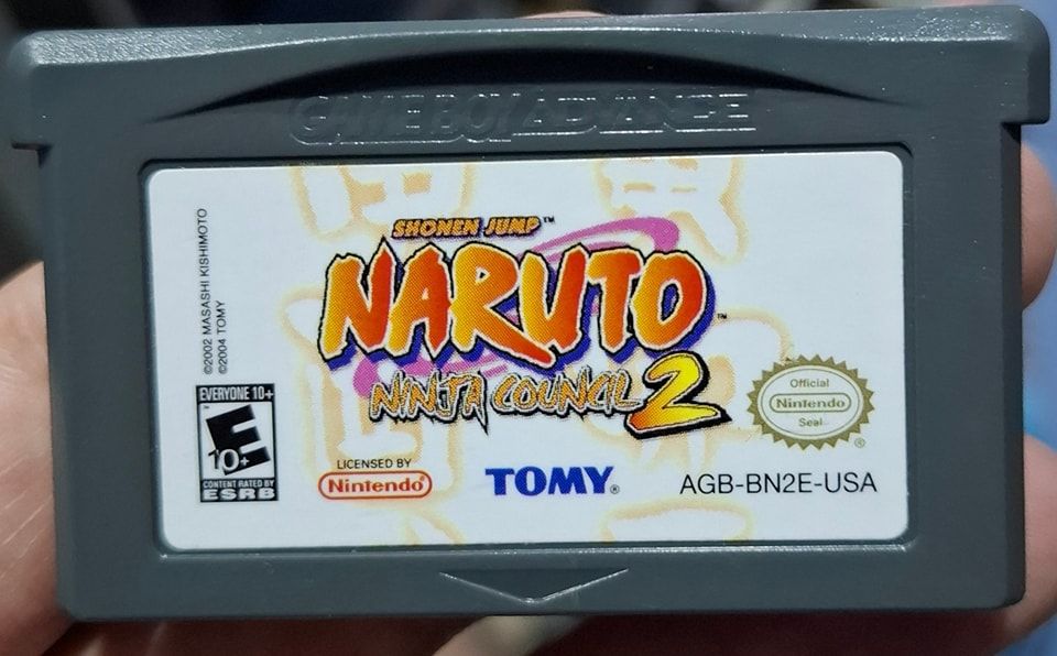 SJ Naruto Ninja Council 2 Nintendo Game Boy Advance Cartucho