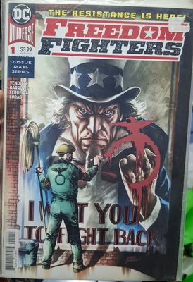 BA16 Freedom Fighters Issue 1 DC Comics Ingles