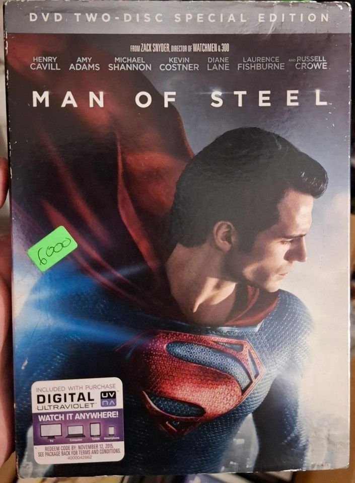 BA10 Superman Man of Steel DVD Nuevo Sellado