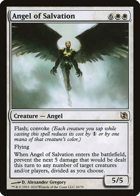 Angel of Salvation - Duel Decks: Elspeth vs. Tezzeret (DDF)
Duel Decks: Elspeth vs. Tezzeret