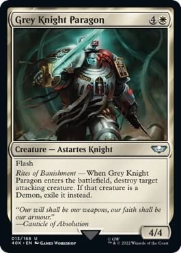 Grey Knight Paragon (Surge Foil) - Universes Beyond: Warhammer 40,000 (40K)
Universes Beyond: Warhammer 40,000 Foil