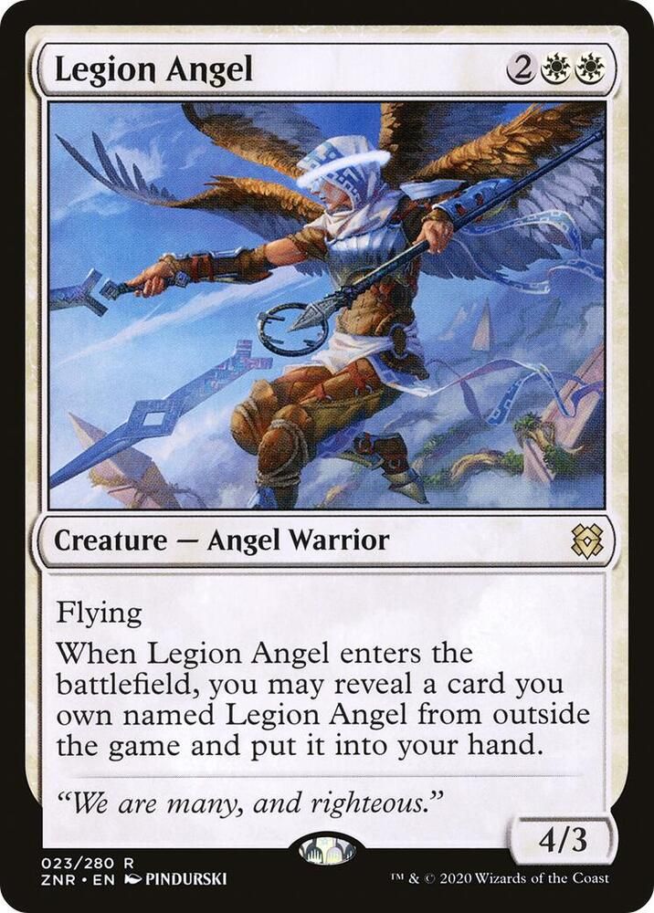 Legion Angel - Zendikar Rising (ZNR)
Zendikar Rising