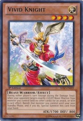 Vivid Knight - SHSP-EN099 - Rare 1st Edition Shadow Specters 1st Edition Singles (espanol)