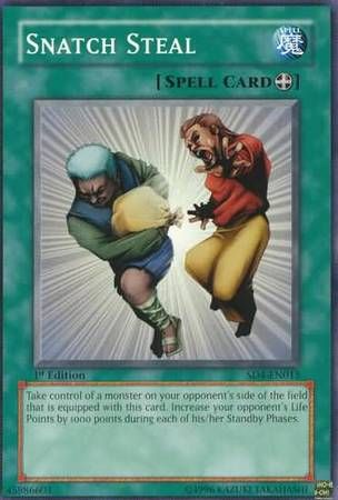 Snatch Steal - SD4-EN015 - Common 1st Edition Structure Deck: Fury from the Deep 1st Edition Singles