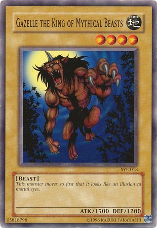 Gazelle the King of Mythical Beasts - SYE-013 - Common Unlimited Starter Deck: Yugi Evolution [SYE] Unlimited Singles