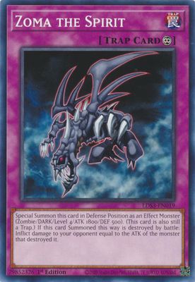 Zoma the Spirit - LDS3-EN019 - Common 1st Edition Legendary Duelists: Season 3 [LDS3] 1st Edition Singles