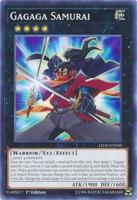 Gagaga Samurai - LED6-EN040 - Common 1st Edition Legendary Duelists: Magical Hero 1st Edition Singles (espanol)