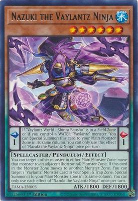 Nazuki the Vaylantz Ninja - TAMA-EN003 - Rare 1st Edition Tactical Masters 1st Edition Singles
