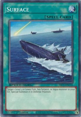 Surface - SBC1-ENC16 - Common 1st Edition Speed Duel: Streets of Battle City Singles