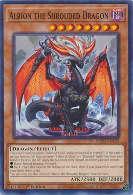 Albion the Shrouded Dragon - MP22-EN125 - Common 1st Edition
2022 Mega-Tin: Pharaoh&#39;s Gods 1st Edition Singles