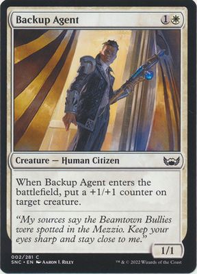 Backup Agent 002/281 - Streets of New Capenna Singles