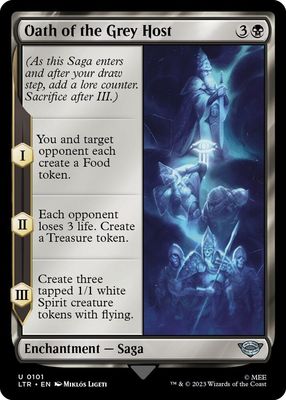Oath of the Grey Host - Universes Beyond: The Lord of the Rings: Tales of Middle-earth (LTR)
Universes Beyond: The Lord of the Rings: Tales of Middle-earth