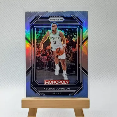 Keldon Johnson 2022-23 Panini Prizm Monopoly Silver Prizm #79 Spurs