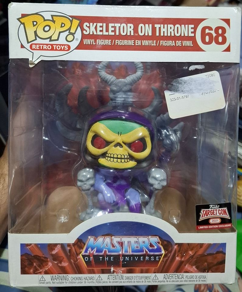BA17 Skeletor Figura Skeletor on Throne Figura Funko Pop He Man