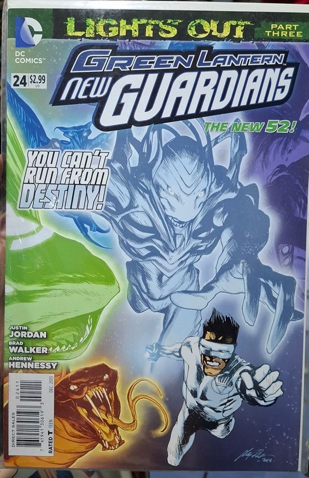 BA17 Green Lantern New Guardians Issue 24 DC Comics Ingles
