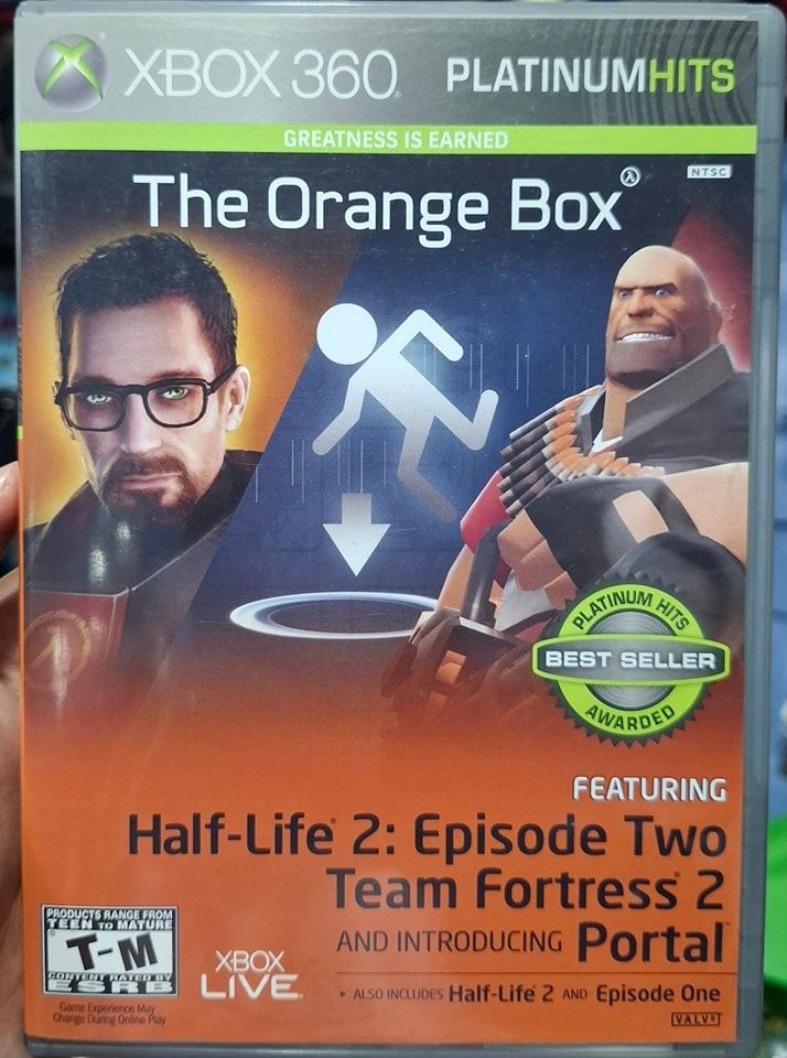 BA17 The Orange Box Xbox 360 Usado Completo
