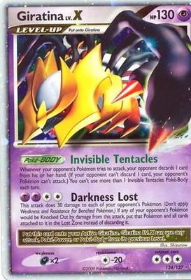 SJ Giratina LV.X - 124/127 - Ultra Rare
Platinum (Base Set) Singles