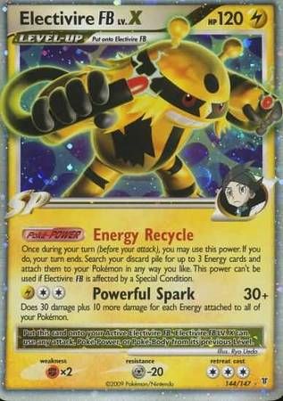 SJ Electivire FB LV.X - 144/147 - Ultra Rare
Platinum: Supreme Victors Singles