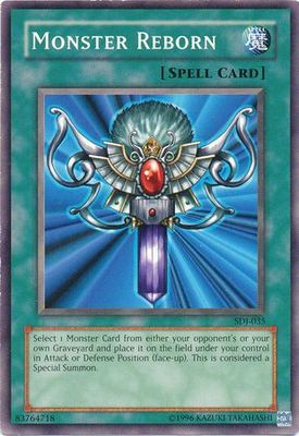 Monster Reborn - SDJ-035 - Common Unlimited Starter Deck: Joey [SDJ] Unlimited Singles