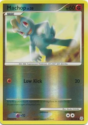 Machop - 86/130 - Common Reverse Holo
Diamond &amp; Pearl (Base Set) Reverse Holo Singles