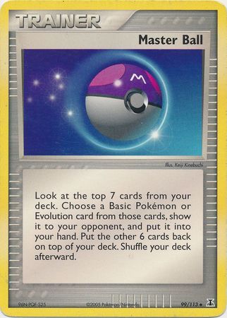 Master Ball - 99/113 - Uncommon
Ex Delta Species Singles