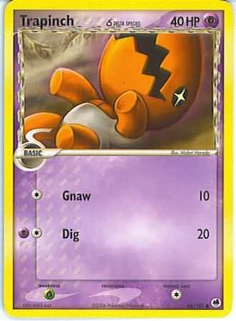 Trapinch (Delta Species) - 68/101 - Common
Ex Dragon Frontiers Singles