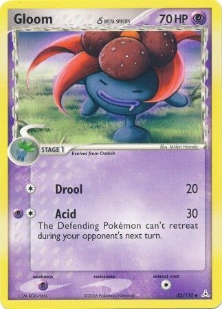 Gloom (Delta Species) - 42/110 - Uncommon
Ex Holon Phantoms Singles