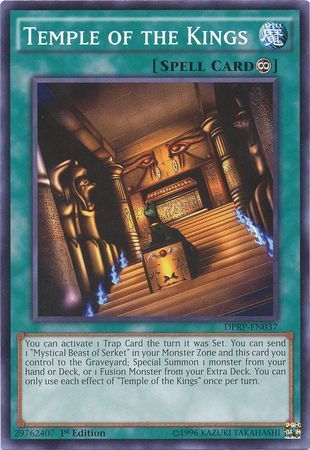Temple of the Kings - DPRP-EN037 - Common 1st Edition Duelist Pack: Rivals of the Pharaoh Singles