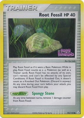Root Fossil - 93/110 - Common Reverse Holo
Ex Holon Phantoms Reverse Holo Singles