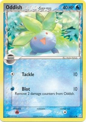 Oddish (Delta Species) - 73/110 - Common
Ex Holon Phantoms Singles