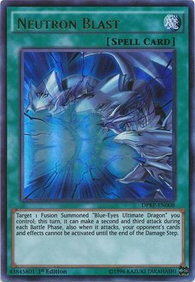 Neutron Blast - DPRP-EN008 - Ultra Rare 1st Edition
Duelist Pack: Rivals of the Pharaoh Singles