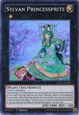 Sylvan Princessprite - MACR-EN093 - Super Rare 1st Edition
Maximum Crisis 1st Edition Singles *Espanol*