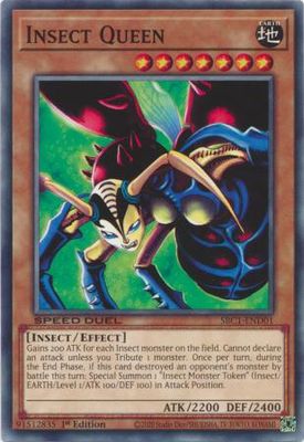 Insect Queen - SBC1-END01 - Common 1st Edition Speed Duel: Streets of Battle City Singles