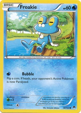 Froakie - 38/122 - Common
XY: Breakpoint Singles