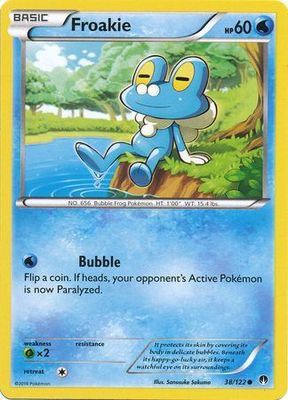 Froakie - 38/122 - Common
XY: Breakpoint Singles